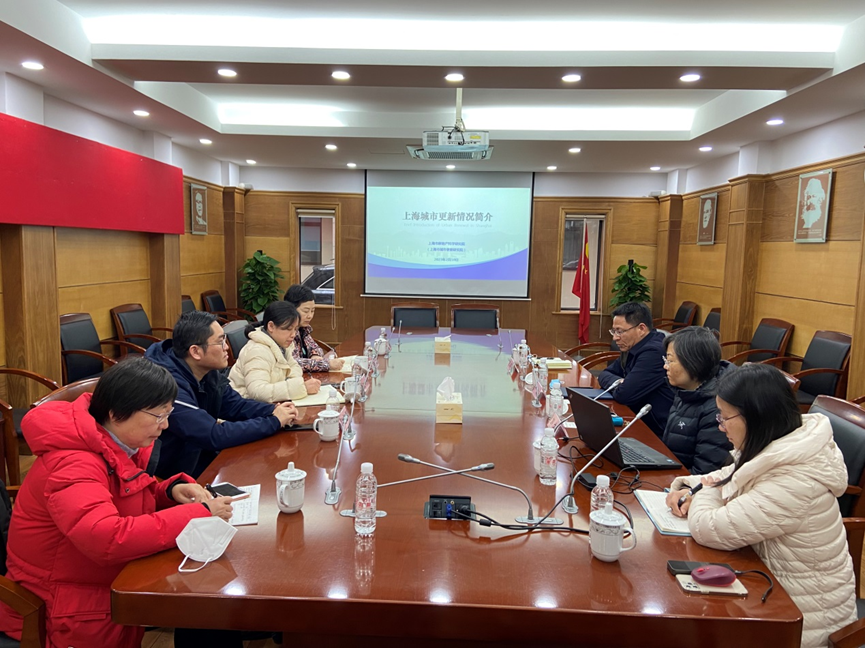 武汉驻沪办来院调研交流